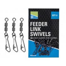 Vartejuri Preston Double Feeder Link Swivels 8buc Vartejuri Preston Double Feeder Link Swivels 8buc