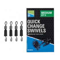 Vartejuri Preston Quick Change Swivels 8buc