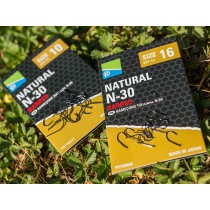 Carlige Preston Natural N-30 Hooks 15buc/plic Carlige Preston Natural N-30 Hooks 15buc/plic