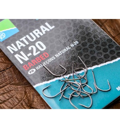 Carlige Preston Natural N-20 Hooks 15buc/plic