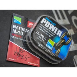 Carlige Preston Natural N-10 Hooks 15buc/plic 2