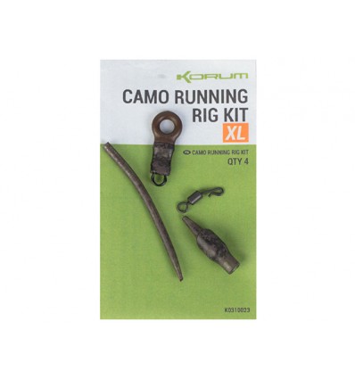 Kit montura culisanta Korum Camo Running Rig 4buc/plic