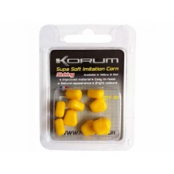 Porumb artificial galben Korum Supa Soft Corn 10buc Galben