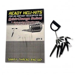 Kit conector Korum Ready Heli-Kits Quick Change Swivel 5buc