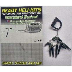 Kit conector Korum Ready Heli-Kits Standard Swivel 5buc