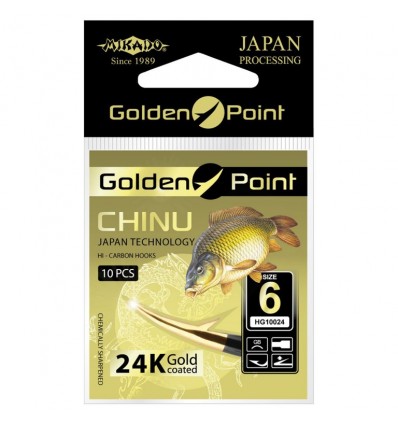 Carlige Mikado Golden Point Chinu GB 10buc