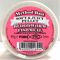 Fish Pro Method Bait Soft Pellet 7mm Bloodworm-Fish 40g