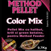 Fish Pro Pelete Method Feed Color Mix 2mm 700g Fish Pro Pelete Method Feed Color Mix 2mm 700g