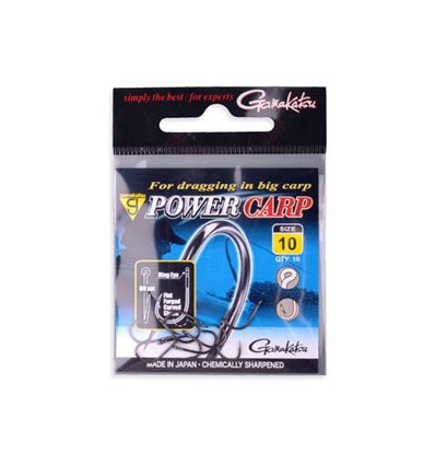Gamakatsu Carlige Power Carp Ring Eye 10buc/plic