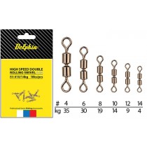 Hi speed double rolling swivel A-04 Delphin 10buc BN