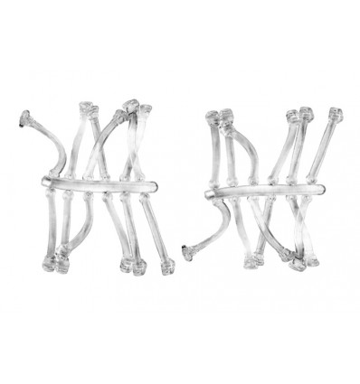 Opritoare elastice momel? Delphin transparent