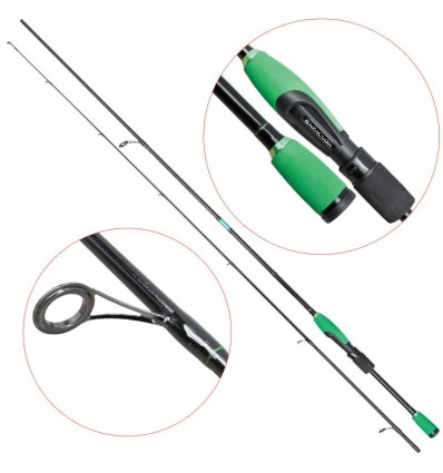 Lanseta ultra-light carbon Baracuda Green Arrow 2.20 m A 2-8 g