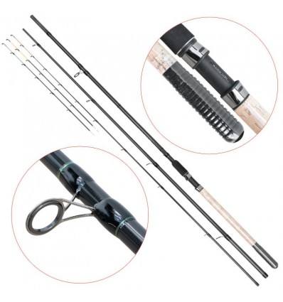 Lanseta fibra de carbon Baracuda Dynasty Feeder Plus 360MH A 60-120 g