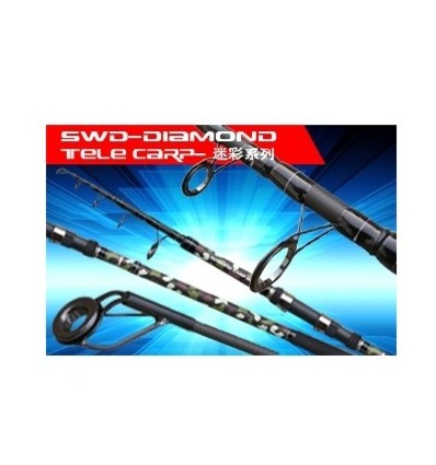 Lanseta Diamond Telescopica Crap Carbon Im8 Siweida 3.6m 3.5lbs