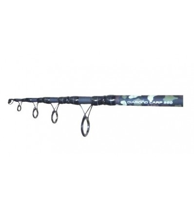 Lanseta Diamond Telescopica Crap Carbon Im8 Siweida 3.6m 3.5lbs