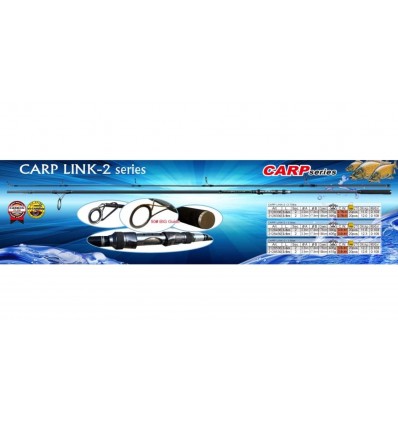 Lanseta Carp Link 2 Carbon Im8 Din 2buc Siweida 3.6 2.75lbs
