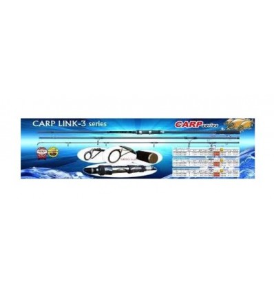 Lanseta Carp Link 3 Carbon Din 3buc Siweida 3.6m 3.5lbs