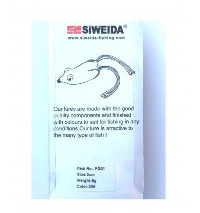 Vobler Siweida Fg01-30 Broasca 5cm 9gr
