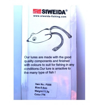 Vobler Siweida Fg05-77 Broasca 5.5cm 11.3gr