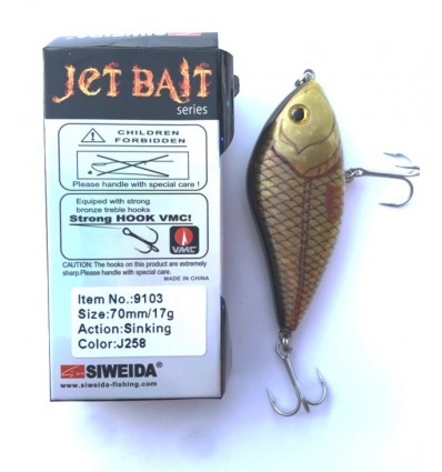 Vobler Siweida Jet Bait 9103-j258 70mm 17gr