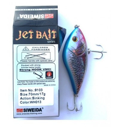 Vobler Siweida Jet Bait 9103-wh013 70mm 17gr