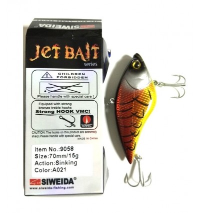 Vobler Siweida Jet Bait 9058-a021 70mm 15gr