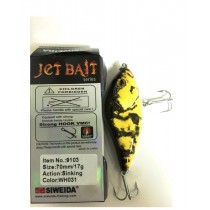 Vobler Siweida Jet Bait 9103-wh031 70mm 17gr Vobler Siweida Jet Bait 9103-wh031 70mm 17gr