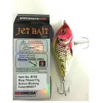 Vobler Siweida Jet Bait 9103-wh017 70mm 17gr Vobler Siweida Jet Bait 9103-wh017 70mm 17gr