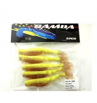 Twister Siweida Samba Nou 5buc/plic 8cm 2088-a60