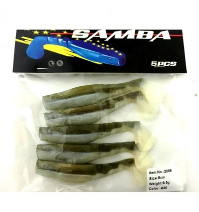 Twister Siweida Samba Nou 5buc/plic 8cm 2088-a19