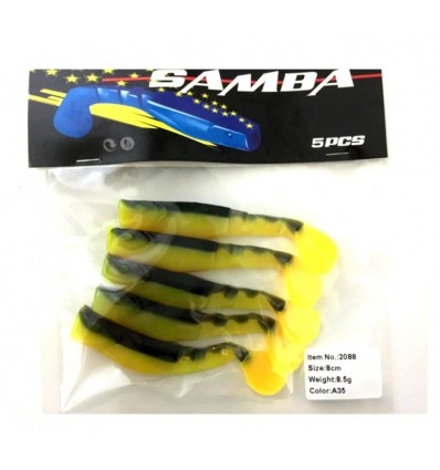 Twister Siweida Samba Nou 5buc/plic 8cm 2088-a20
