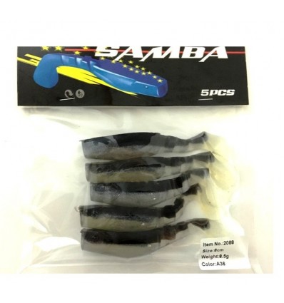 Twister Siweida Samba Nou 5buc/plic 8cm 2088-a35