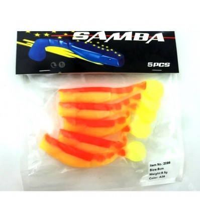Twister Siweida Samba Nou 5buc/plic 8cm 2088-a36