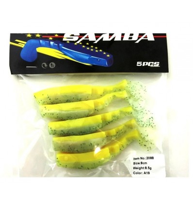 Twister Siweida Samba Nou 5buc/plic 8cm 2088-a39