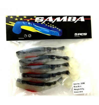 Twister Siweida Samba Nou 5buc/plic 8cm 2088-a18