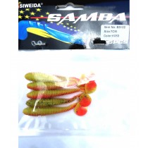 Twister Siweida Samba New 5buc/plic S3101-d004 7.5cm