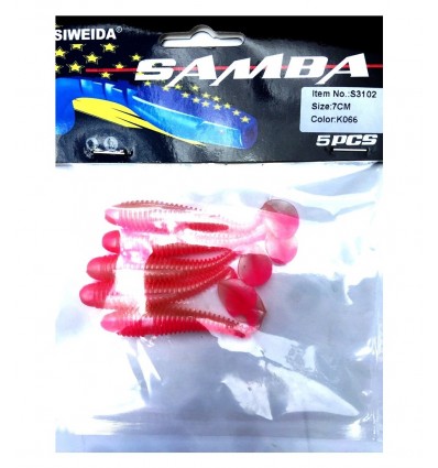 Twister Siweida Samba New 5buc/plic 2021-009 7cm