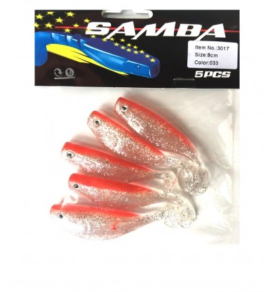 Twister Siweida Samba New 5buc/plic 3017-076 10cm