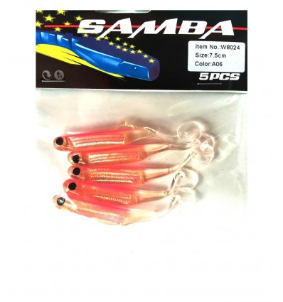 Twister Siweida Samba New 5buc/plic W8024-a08 11.5cm