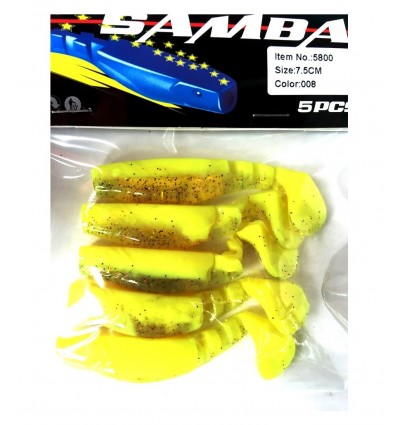 Twister Siweida Samba New 5buc/plic 5800-073 7.5cm