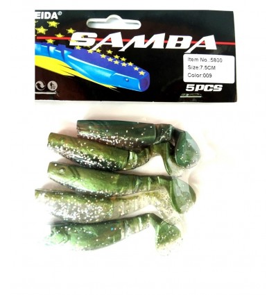 Twister Siweida Samba New 5buc/plic 5800-008 7.5cm