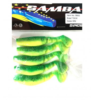Twister Siweida Samba New 5buc/plic 5800-009-7.5cm