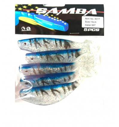 Twister Siweida Samba New 5buc/plic 2071-201 10cm