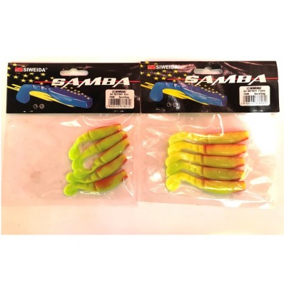 Twister Siweida Samba 758 5buc/plic 9cm