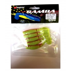 Twister Siweida Samba 724 7.5cm 5buc/plic