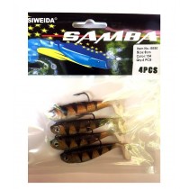 Twister Echipat Siweida Samba 002 10cm 3buc/plic Twister Echipat Siweida Samba 002 10cm 3buc/plic