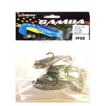 Twister Echipat Siweida Samba 134 8cm 4buc/plic Twister Echipat Siweida Samba 134 8cm 4buc/plic