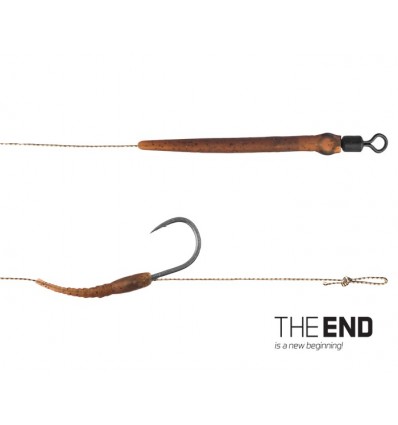 Montur? Delphin THE END Skin rig 2buc 20cm 25lbs nr.4