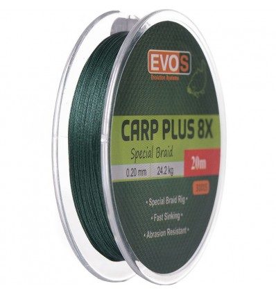 Fir Textil Evos Carp Plus 8x Special Braid Verde 20m