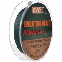 Fir Textil Evos Evolution Braid Power 4x Verde 100m Fir Textil Evos Evolution Braid Power 4x Verde 100m